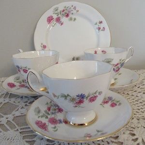 Salisbury Eggshell Bone China "Fragrance"  set